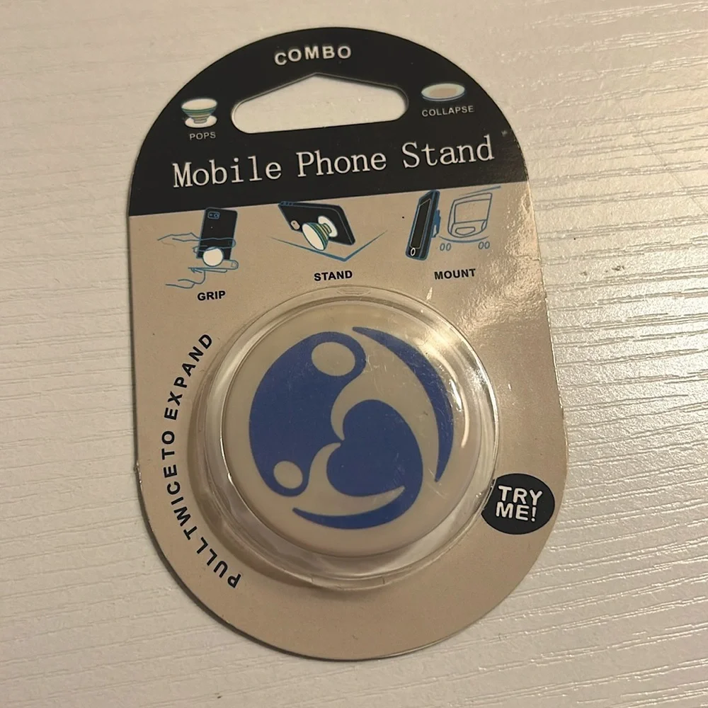 NIB Mobile phone grip/stand/mount pop socket style